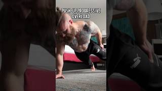 Push-up Progressive overload steps #pushups #homeworkout #shorts #tutorial