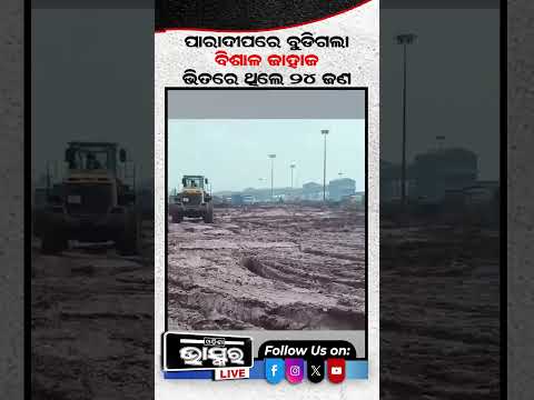 ପାରାଦୀପରେ ବୁଡିଗଲା ବିଶାଳ ଜାହାଜ ,ଭିତରେ ଥିଲେ 24ଜଣ ..#shorts #trending