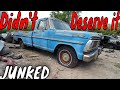 1970 Ford F100 Custom Junkyard Find