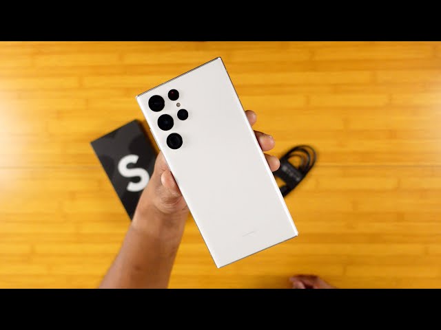 Samsung Galaxy S22 Ultra(Phantom White) Unboxing/First