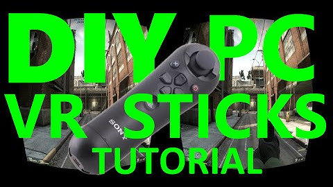HOW TO SET UP VR STICKS ON A BUDGET (Playstation 3 Navigation Controller To PC Tutorial)