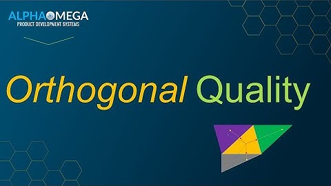 How to Calculate Element Quality Criteria in Ansys Meshing, Orthogonal Quality - Part 04