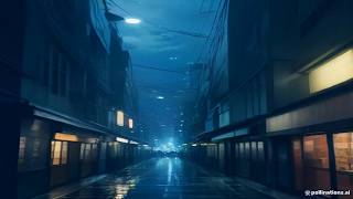 Quiet Rainy Shrine ⛩️ Peaceful 90's Lofi for Calm & Sleep · Night Session screenshot 2