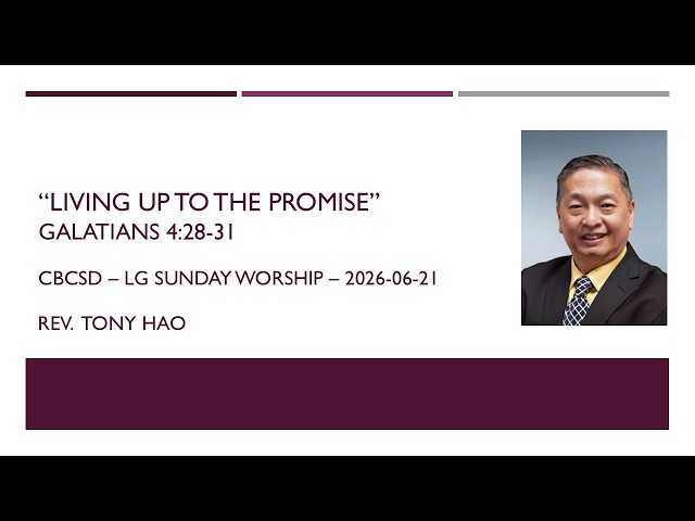 LG Worship Service - Jun. 21, 2026