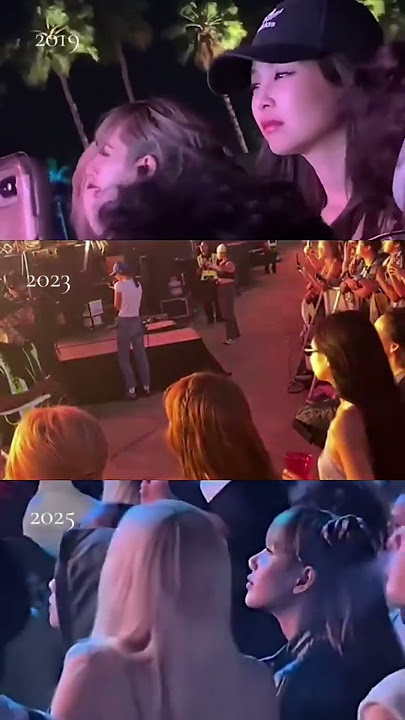 JENNIE, ROSÉ AND LISA AT COACHELLA In 2019, 2023 AND 2025