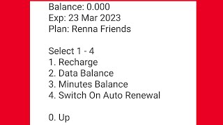 How To Check Renna SIM Balance 🤗 screenshot 5