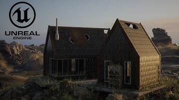 Abandoned Nordic House Unreal Engine 5 Animation