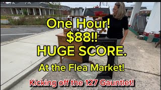 One Hour. $88. INSANE Flea Market Haul to Kick Off the 127 Gauntlet!