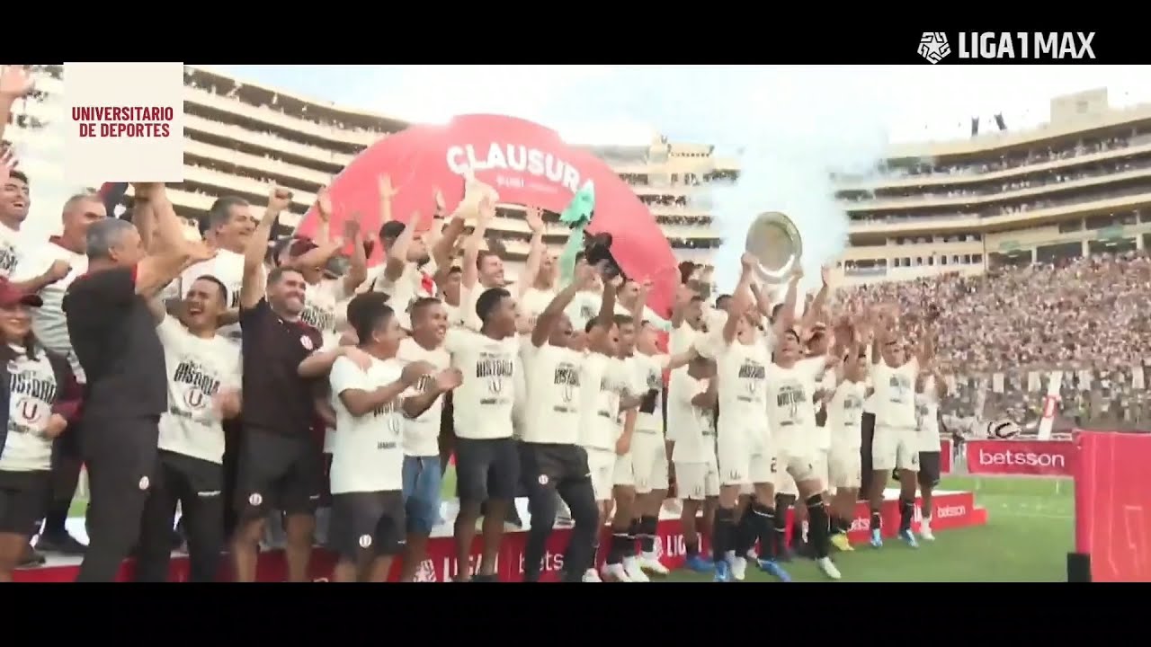 Universitario de Deportes Ganador Clausura 2023 (Especial Liga 1 Max ...