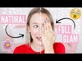 NATURAL vs GLAM MAKEUP | Sophie Louise