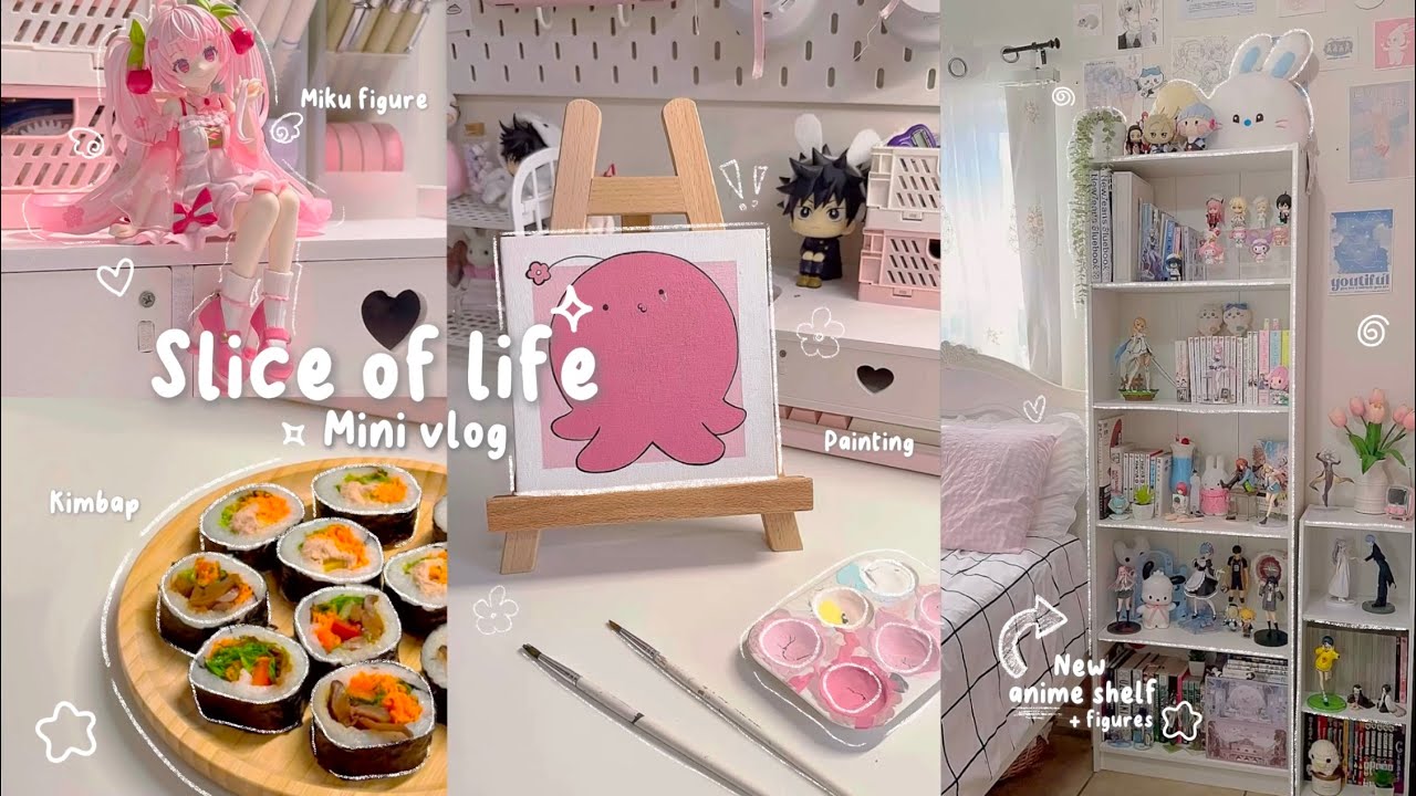 Slice of life🍥 ⋆˙⟡ painting Takopi ⋮ new anime shelf ⋮ anime figure unboxing and more !! ꕤ˚₊⊹