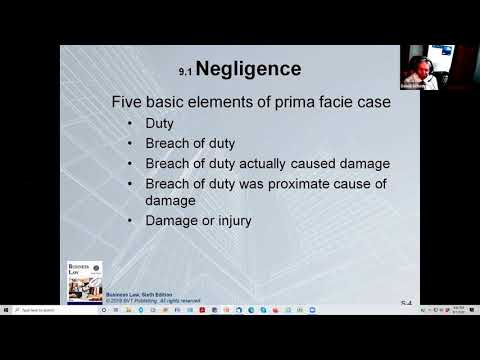 Overview of Negligence