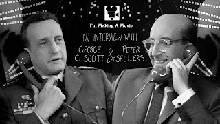 An interview with George C. Scott and Peter Sellers on the set of Dr Strangelove. Resimi