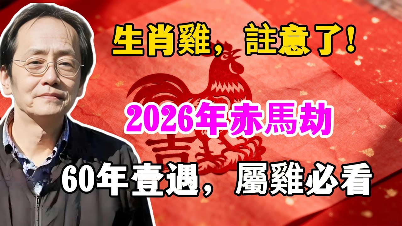 60年一遇！生肖雞，2026年赤馬劫降臨：火旺熔金，將掏空屬雞人的財庫？看懂這3個缺口能救命！