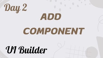 Add Tab component & Apply Page Template | UI Builder Day 2