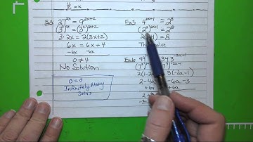 Solving exponential equations without Log