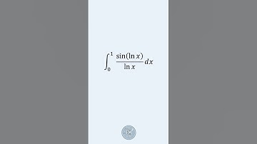 Integral of sin(lnx) / lnx #maths #calculus #integral #integration
