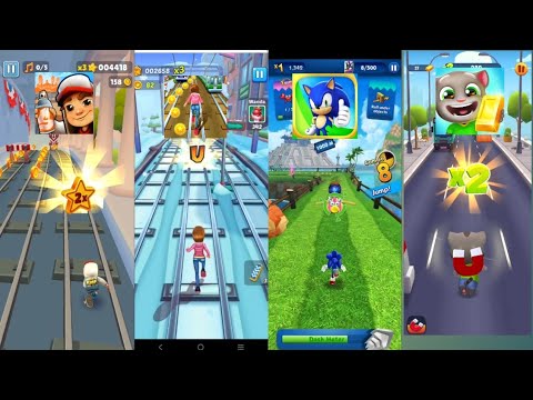 Subway Surfers vs Temple Run vs Talking Tom vs Sonic Dash – Who’s the ...