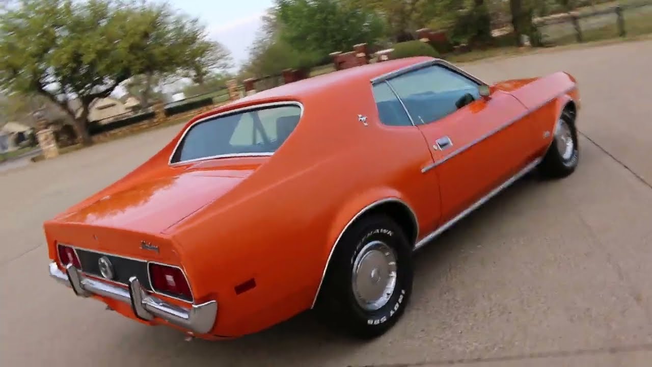 1972 Ford Mustang, 302 v-8, automatic, runs good, a survivor that needs some work