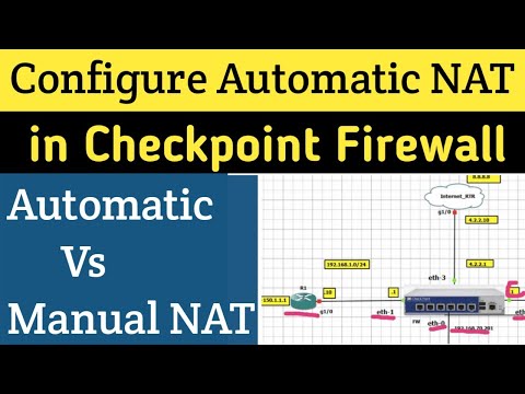 Video: Wie stelle ich nat in der Checkpoint-Firewall ein?