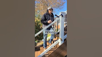 Installing Trex Stair Railings #shorts