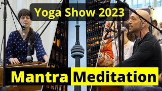 Hare Krishna Kirtan MANTRA MEDITATION -  Toronto Yoga Show❤️#bhaktiyoga #yoga #Iskcon