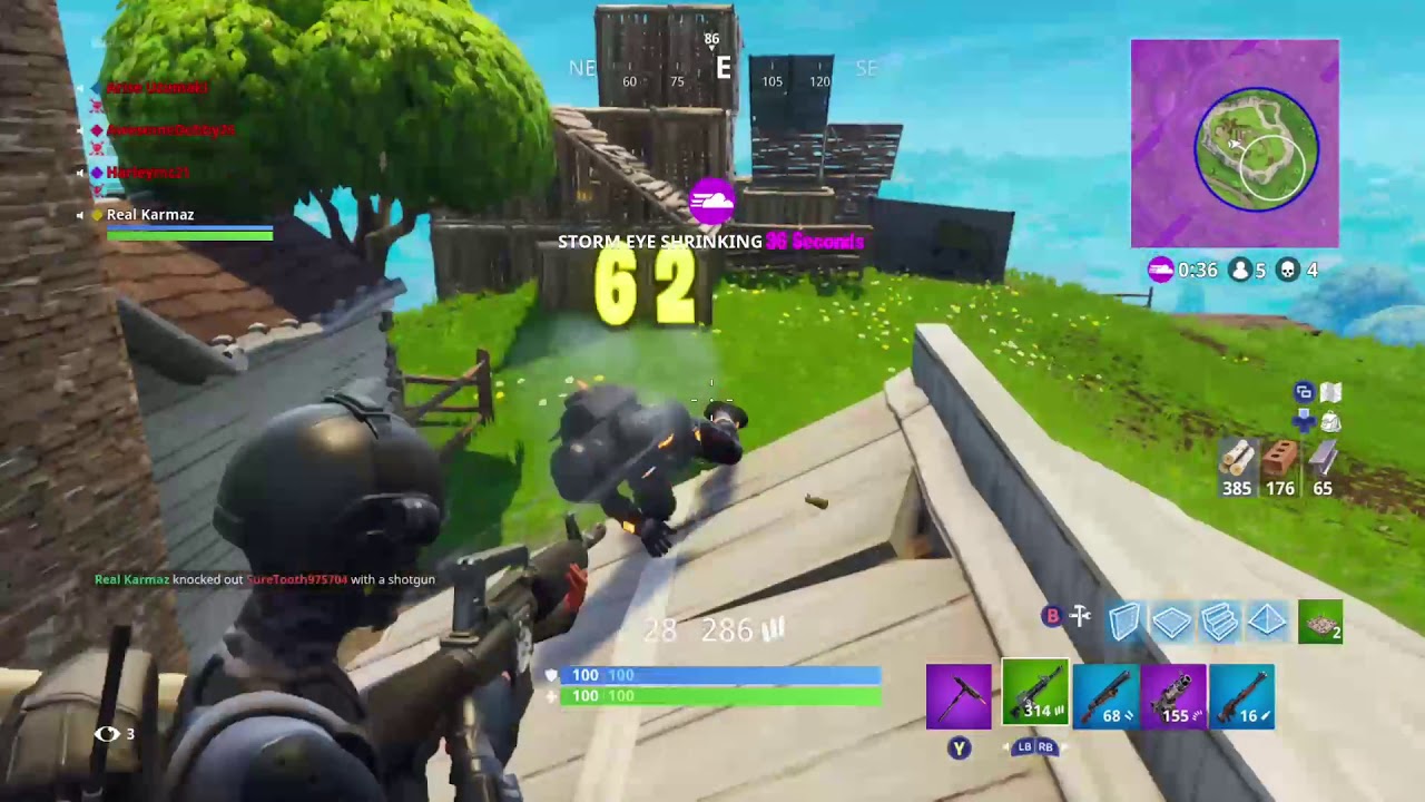 Fortnite intense 1v4