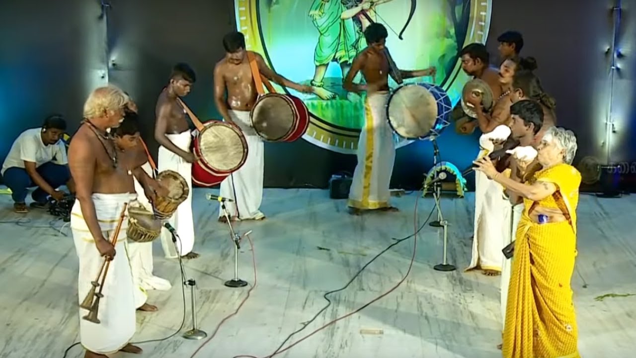 Kailaya Vathiyam Siva Vathiyam Stage Show  Ancient Musical Instruments