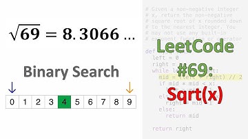 LeetCode #69: Sqrt(x) | Binair zoeken