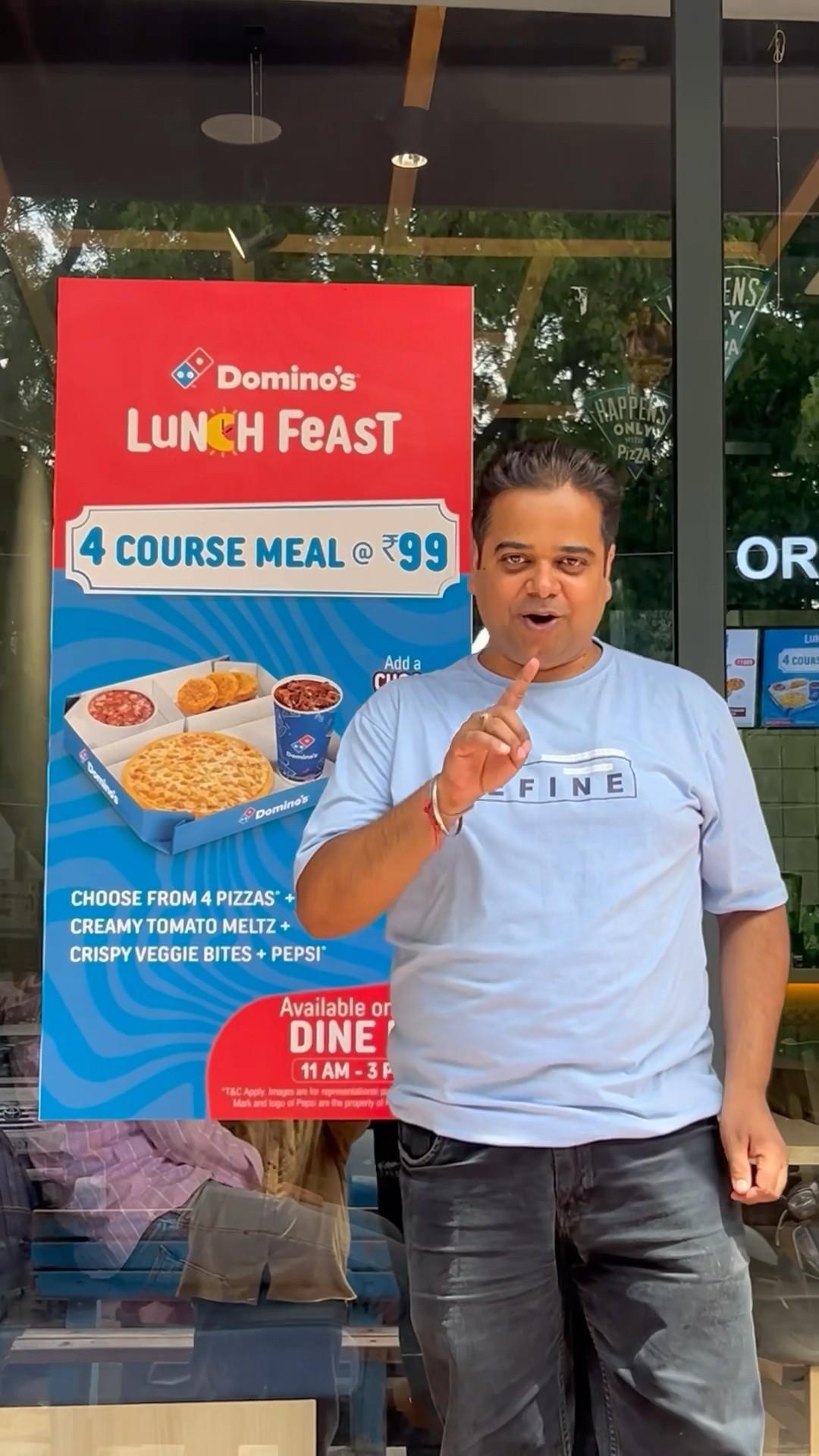 Domino s Lunch Feast 4 Course Meal 99 Rs Shorts Dominos New Lunch Domino s Lunch Feast 4 Course Meal 99 Rs Shorts Dominos New Lunch