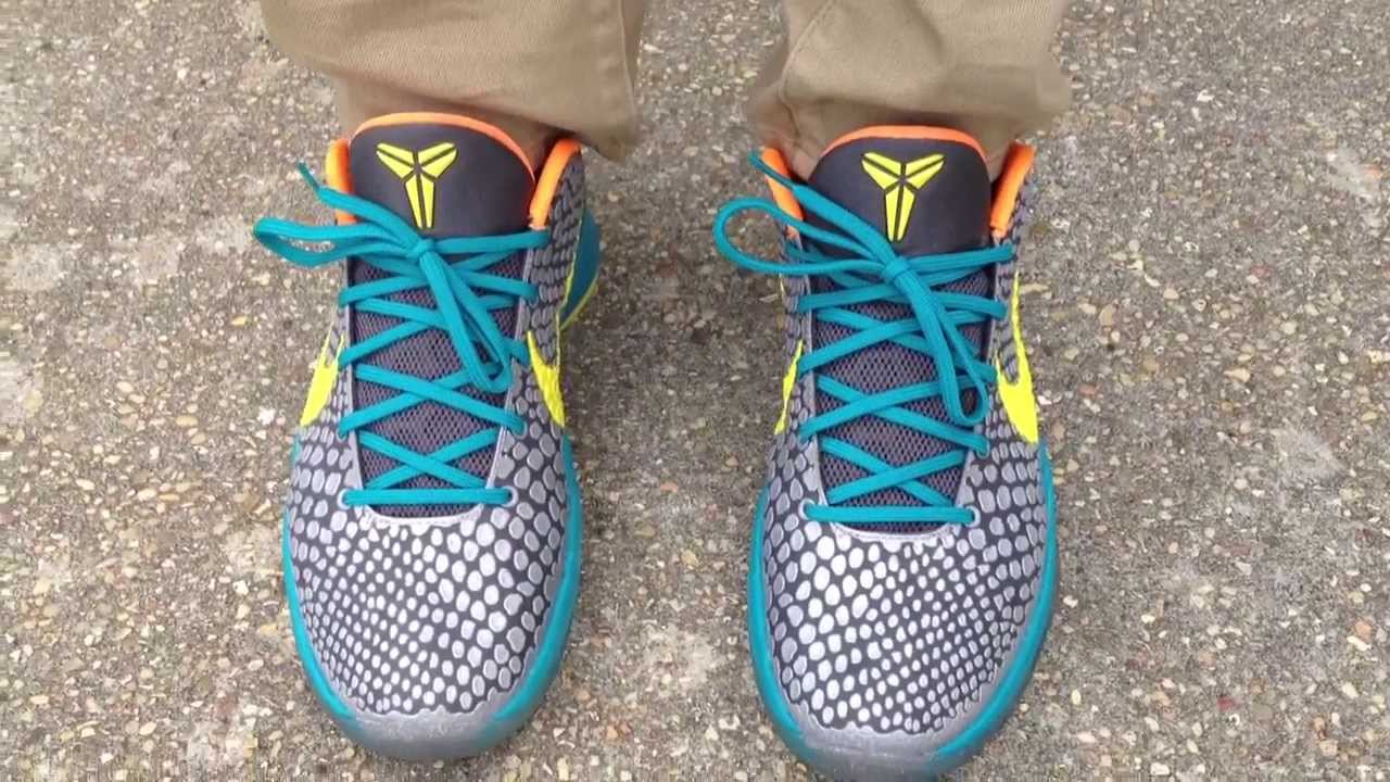 kobe 6 on feet