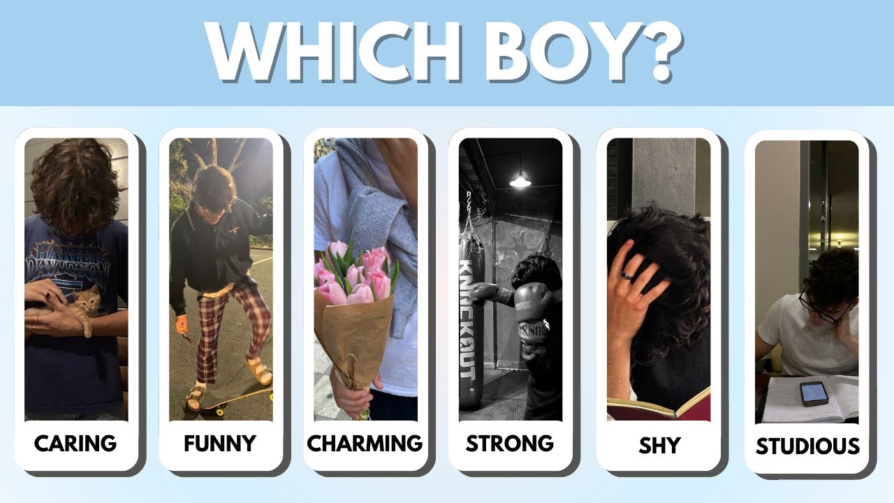 What Kind Of BOY Falls For You? | Aesthetic Personality Quiz