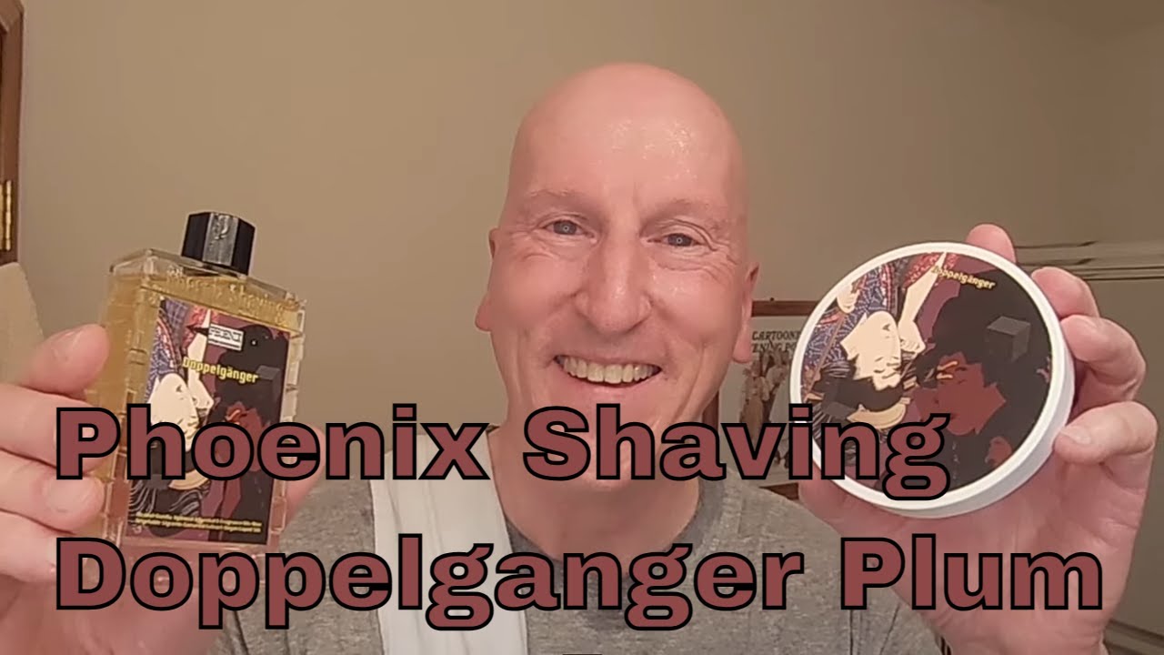 Phoenix Shaving Doppelganger Plum Shave Soap and Aftershave.  Homage to Plum Japonais by Tom Ford