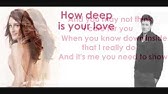 Bee Gees How Deep Is Your Love 歌詞 和訳 日本語 翻訳 Lyrics Eng Jpn Youtube