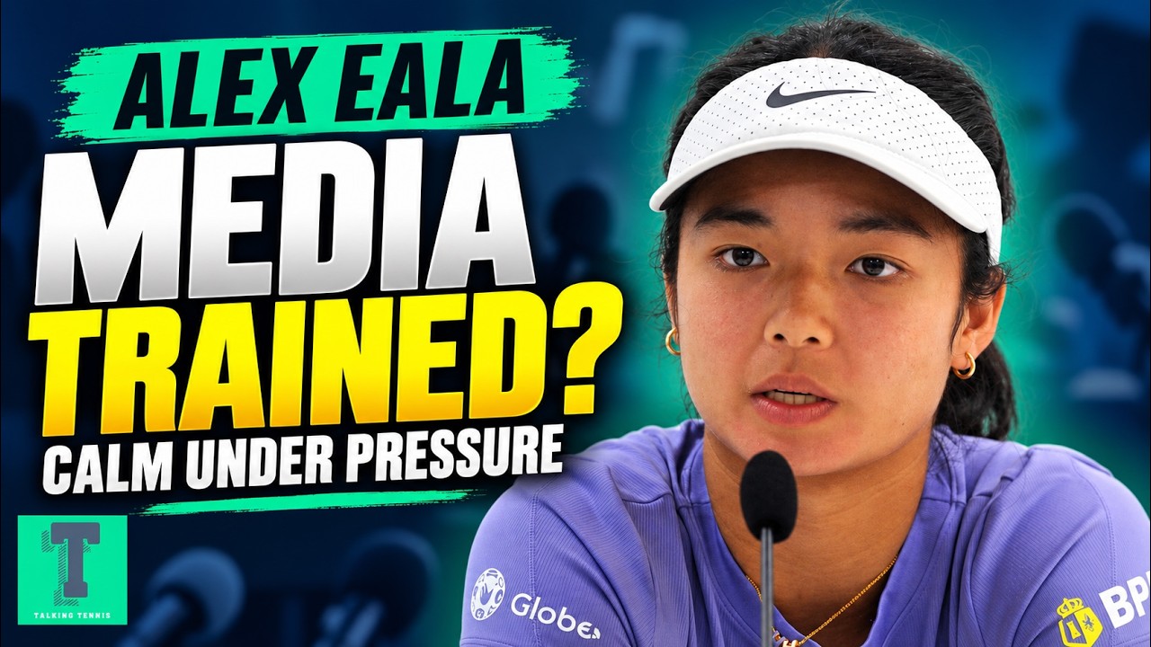 Has Alex Eala had media training? Mature responses to a probing media may suggest so