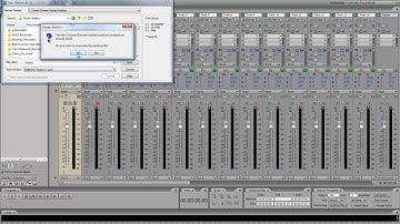 How² : Adobe Audition 3.0 Tutorial Part 1: How To Set Up A Session