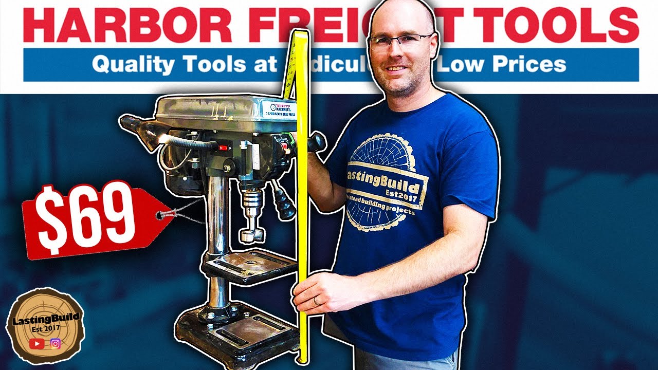 Harbor Freight 5 Speed Drill Press Review After 3 Years of Use