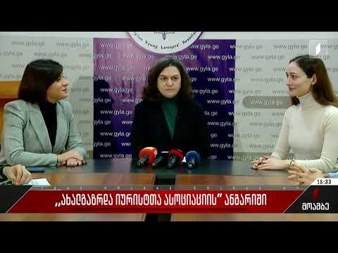 ახალგაზრდა იურისტთა ასოციაციის ანგარიში