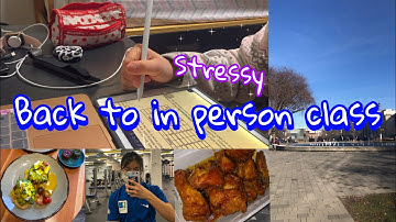 Back to in person class! | midterm season, study vlog, UBC life