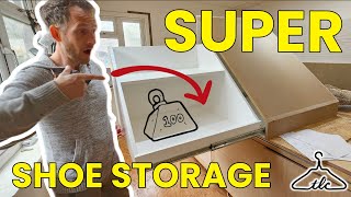 UNDER STAIRS STORAGE :  Making A Colossal ( Up To 100KG Load! ) Pull Out Drawer