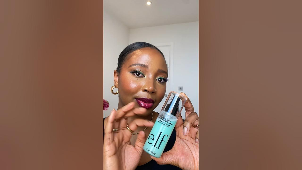 ELF Power Grip Dewy Setting Spray elfcosmetics YouTube