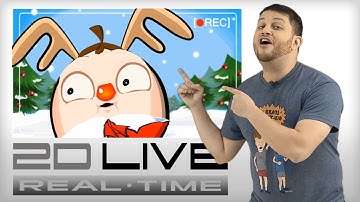 Real-time 2D Live - Greetings with CrazyTalk7 PRO & FaceFilter3