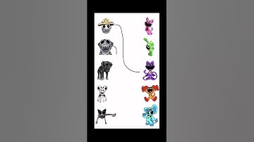 Make the right pairs of Smiling Critters and Zoonomaly | Zoonomaly 16