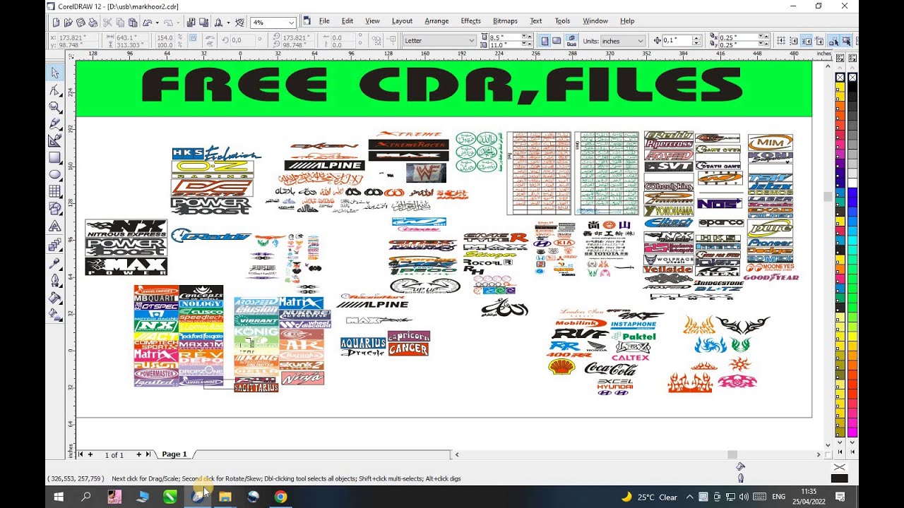 ALL FREE CDR FILES (FREE DOWNLOAD)... - YouTube
