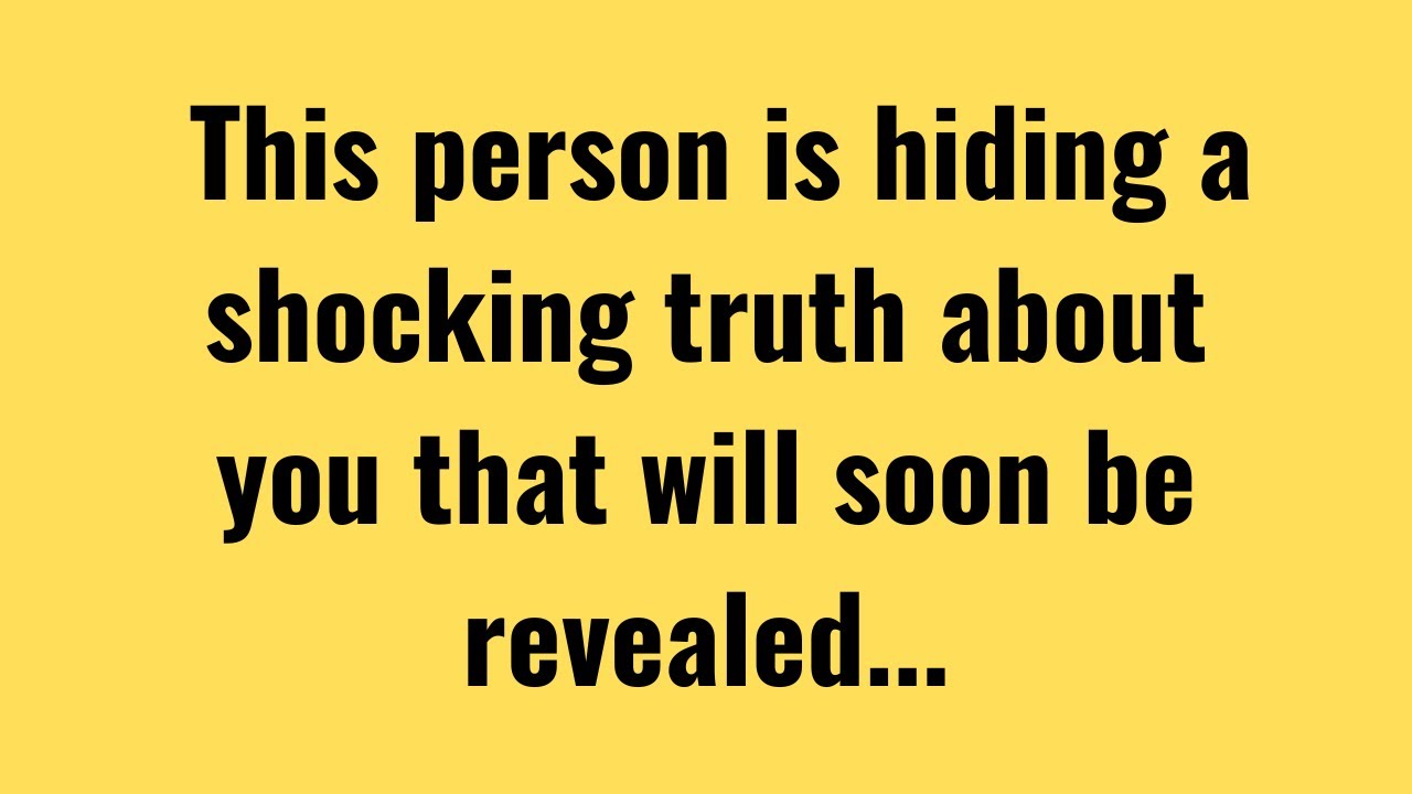 Angel Say This Person Is Hiding a Shocking Truth About You That Will ...