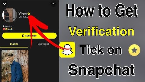 How to get Verified on snapchat | How to get gold star verification on snapchat | Star Verification