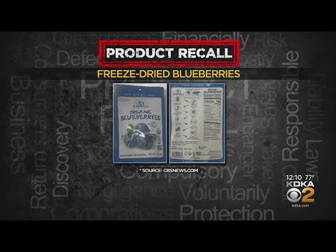 Freeze-dried blueberries sold nationwide recalled over lead concerns