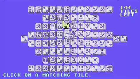 C128 COMMODORE 128 Mah Jong 19xx b3