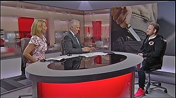 Motivational Speaker talks Knife Crime on the BBC