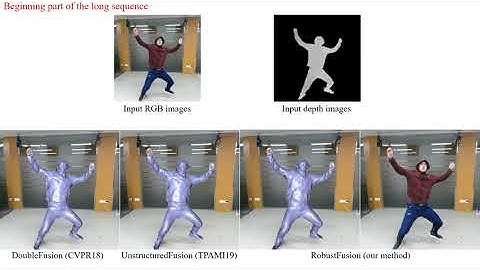 RobustFusion: Human Volumetric Capture with Data-driven Visual Cues using a RGBD Camera